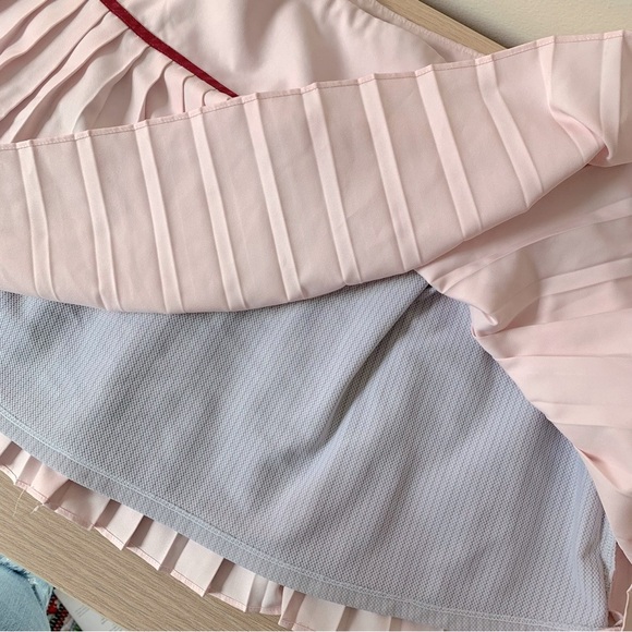 Fila skirt Pink Tennis 🎾 Pleated Skirt Mini Skirt Satin Buttons Feminine 4 S - Picture 6 of 10